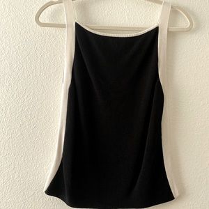 Venini Black and White Tank